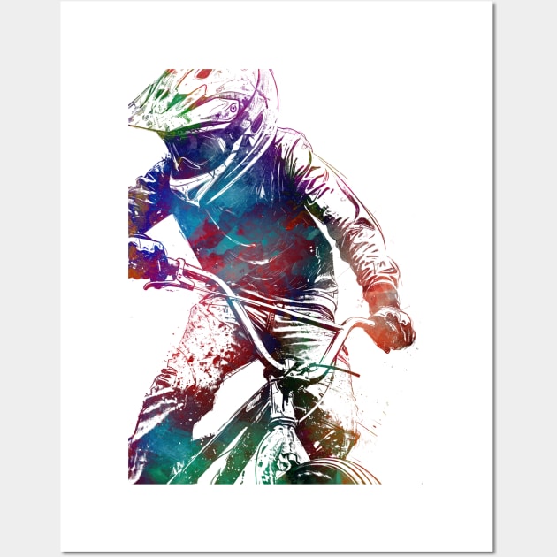 BMX rider bike #bmx Wall Art by JBJart